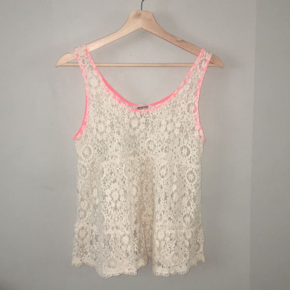 Lace tank top!